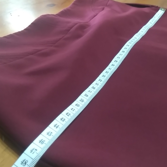 Portman's burgundy pencil skirt AU 10 - Picture 8 of 8